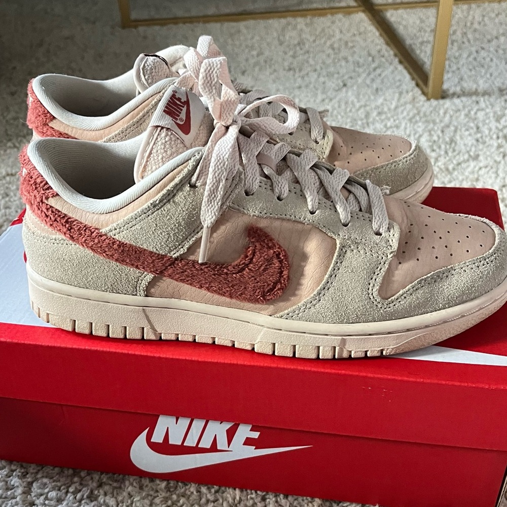 Nike Dunk Low Terry Swoosh | Size W8.5 M7